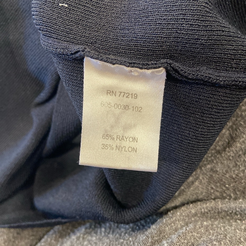 Classic Navy/Black Women's Sweater - Picture 5 of 5